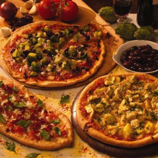 <p>Broccoli, accented by black olives, makes a delicious — and extra healthful — pizza topping.</p><br /><p><b>Recipe:</b> <a href="/recipefinder/pizza-broccoli-black-olives-recipe-5609" target="_blank"><b>Pizza with Broccoli and Black Olives</b></a></p>