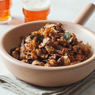 <p>Rice-flake cereal, seasoned nori (seaweed flavored with sesame oil and salt), miso, and wasabi come together in this light, munchable, Asian-inspired riff on Chex Mix.</p>
<p><strong>Recipe:</strong> <a href="../../../recipefinder/asian-snack-mix-nori-recipe-fw0312" target="_blank"><strong>Asian Snack Mix with Nori</strong></a></p>