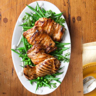 <p>Grilling chicken lends a smokiness that deepens the complexity of the glaze and compliments the earthy sweetness of the maple syrup.</p>
<p><strong>Recipe: <a href="http://gogonow.org/recipefinder/maple-glazed-chicken-recipe-ghk0113%22 target="_blank">Maple Glazed Chicken</a></strong></p>