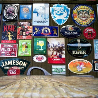 Verdugo, Los Angeles <p>The bar's 22 taps feature craft beer bar standbys like the potent, lightly spiced Delirium Tremens as well as more obscure brews like Firestone Walker's Unfiltered Double Barrel Ale, an unpasteurized amber ale aged in toasted oak barrels. The restored 1930s bar is decked out in Art Deco style, with a rotating DJ lineup spinning a variety of music, from retro soul classics to reggae. A rotating lineup of food trucks parks outside to sell delicious snacks. <a href="http://www.verdugobar.com"target="_blank"><i>verdugobar.com</i></a></p>
<br />
<p>Photo: Courtesy of Verdugo Bar</p>