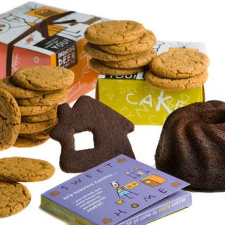 <p>As you head home for the holidays, bring a gift that can help give the same experience to someone else. Dancing Deer Baking Company uses 35 percent of the proceeds from its entire Sweet Home line to fund efforts to establish a sustainable solution to homelessness, one family at a time. Homeless parents are given college scholarships to put them back on the road to providing their families with a truly precious place to call home. The Sweet Home Pick includes one deliciously Dark Chocolate Sweet Home Project House Cookie, their Deep Dark Gingerbread Cake, and 16 festive Molasses Clove Cookies. Find out more about their impact <a href="http://www.dancingdeer.com/philanthropy" target="_blank">here</a>.</p>
<br />
<p>Sweet Home Pick ($39.99, <a href="http://www.dancingdeer.com/index.cfm?fuseaction=order&product_group_id=14&product_id=0&action=product_detail&product_sub_id=511" target="_blank">dancingdeer.com</a>)</p>