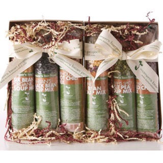 <p>Nothing embodies winter comfort like wrapping your frosty fingers around a simmering bowl of soup. Even foodies can't make soup stock from scratch all the time and with the wide variety of savory flavors in this bundle, they might not want to. All Women's Bean Project products are made by women striving to break out of the all-too-ensnaring cycle of poverty.  Besides providing immediate income, the organization trains their workers, supports their efforts to gain a GED, and empowers them to embrace independence. Find out more <a href="http://www.womensbeanproject.com/whatwedo.html" target="_blank">here</a>.</p>
<br />
<p>Soup Lover's 6 Soup Bundle ($34.50, <a href="http://www.womensbeanproject.com/bun10.html" target="_blank">womensbeanproject.com</a>)</p>