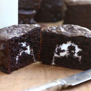 <p>If you grew up snacking on Ring Dings, rest assured that Ding Dongs are the same delicious cream-filled, chocolate-covered treat since Hostess's parent company bought Drake's in 1998. Of course, you could just <a href="http://acozykitchen.com/homemade-ding-dongs/" target="_blank">make your own</a>!</p>