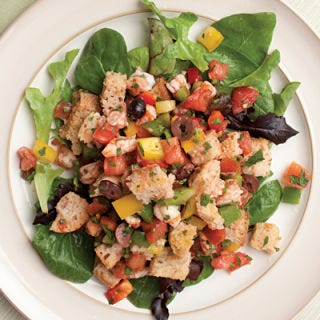 <p><b>Recipe: <a href="/recipefinder/shrimp-panzanella-recipe-ew0510" target="_blank">Shrimp Panzanella</a></b></p>
