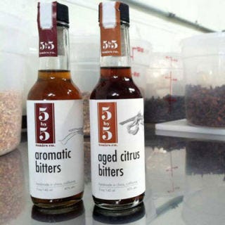 Five by Five Tonics Co.; Online <p> <b> Pitch: </b>
Informed by his training as a professional herbalist and inspired by the nuanced flavors in cocktails, Jesse Smith set out to make his own line of bitters. </p>
<p> <b> Campaign: </b>Smith's monthlong campaign was an obsession for him. "I ran through so many emotions on a daily basis that I was a wreck! I would go from elation to terror within minutes," Smith recalls. "I could get all the updates and new backer alerts on my phone, so I would wake up in the morning and check my phone before my eyes were barely open."</p>
<p> <b> Success: </b> In the end, 229 backers pledged $9,942—more than $6,000 above Smith's original goal—which allowed him to create aromatic bitters and aged-citrus bitters, a style made with citrus fruits of varying maturity for a complex, savory flavor </p>
<p><b><a href="fivebyfivetonics.com">fivebyfivetonics.com</a></b></p>
