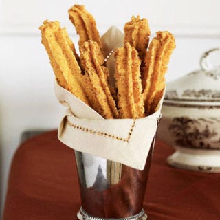<p>If you and your kids love cheesy snacks, try this Cheese Straw recipe from Paula Deen. A good treat for little hands, the fun shape — made with a star tip — will have kids crunching all the way home. Although it takes about an hour from start to finish, you'll end up with a scrumptious savory snack.</p><p><b>Recipe: </b><a href="http://gogonow.org/recipefinder/paulas-cheese-straws-recipe?click=recipe_sr" target="_blank"><b>Paula's Cheese Straws</b></a></p>