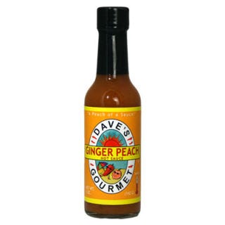 <p>Dave's Gourmet is a brand known for making some really "out there" sauce flavors and food products. The company is probably best known for their Super Hot Insanity Sauce, but for those who can't quite stomach such an intense level of heat, Dave's makes a variety of other creative flavors, including the sweet and spicy Ginger Peach Hot Sauce (pictured). Dave's Gourmet recommends trying it over vanilla ice cream with a little caramel as well (yum!), but we think it'd also be delicious on grilled fish, tender pork, or tacos.</p>
<p><a href="http://www.davesgourmet.com/productinfo/dagp.php" target="_blank">davesgourmet.com</a></p>