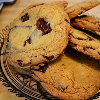 <p>Using copious hunks of Scharffen Berger bittersweet chocolate at her tiny Brookline, Massachusetts, bakery, owner Christy Timon created a big, thick, and chewy Chocolate Chunk cookie well-suited for dark-chocolate loving adults. "There's a pretty powerful amount of chocolate packed in there," she says. "They're not really kid cookies."</p><p><a href="http://www.clearflourbread.com" target="_blank"><i>clearflourbread.com</i></a></p>