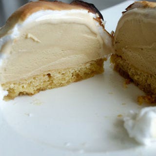 Sponge cake topped with ice cream surrounded by baked meringue — better known as Baked Alaska — became popular in the 1960s as a showy dessert to impress your dinner guests.