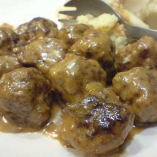 Another popular cocktail food, Swedish meatballs showed off a hostess's worldly culinary knowledge!