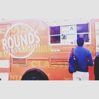 No need to head to your local drive-through for a burger in Southern California when Rounds will drive up to you.