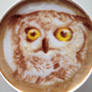 <p>Nowtoo Sugi is another latte artist that posts images of his work on <a href="http://instagram.com/nowtoo" target="_blank">Instagram</a> and <a href="https://twitter.com/Nowtoo" target="_blank">Twitter</a>. Most of these latte masterpieces have a pop of color and range from beloved cartoon characters to highly detailed portraits of animals or people.</p>