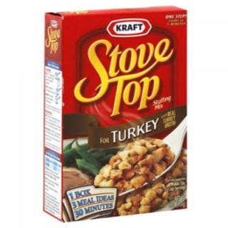 <p>Adding some chopped and seasoned veggies to a stuffing mix is a simple way to give it a homemade touch. We've read good things about this mix, and it's easily spruced up for your holiday meal. Try one of our shortcut recipes.</p>
<p><strong>Recipe: <a href="http://gogonow.org/recipefinder/shortcut-cranberry-pecan-stuffing-2453%22 target="_blank">Shortcut Cranberry-Pecan Stuffing</a></strong></p>