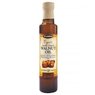 Smoke Point: 325 degrees (medium heat)
 
Suggested Use: Good for drizzling over cooked vegetables and salads.

Flavor: Savory, with a slight walnut taste. Nice oil to finish summer soups like gazpacho.
 
$20, florahealth.com