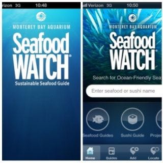<p>It's an unfortunate fact that not all fishing is eco-friendly. If you care about the ocean, but don't want to give up your otoro, turn to the Monterey Bay Aquarium's app, which helps you find more sustainable options for seafood and sushi. Their social function, Project FishMap lets you and others ad to a collective map of locations where sustainable seafood has been spotted. <a href="http://www.montereybayaquarium.org/cr/seafoodwatch/web/sfw_iphone.aspx" target="_blank"><i>montereybayaquarium.org</i></a></p>
<p><strong>Price: Free</strong></p>