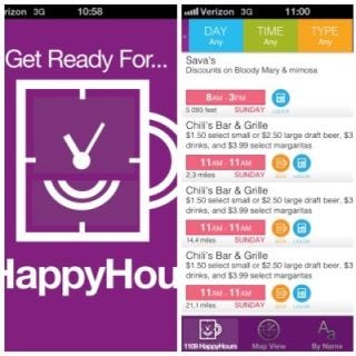<p>Keep your eyes out for this sleek, happy hour lovers. Though it's only in select Midwestern cities right now, it's worth waiting for. User-friendly design lets you quickly and easily search for happy hour deals by day, type, time, and area with a database that's accessible even when you're offline so you're never at a loss for after work unwinding. <a href="http://www.moveablebytes.com/happyhour/" target="_blank"><i>moveablebytes.com</i></a></p>
<p><strong>Price: Free</strong></p>