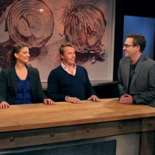 <p>"Chopped" was the show that gave unsung chefs a stage to shine. Taking a cue from "Iron Chef Amercia," four chefs competed using a mystery basket of ingredients that they had to turn into a dish. At each round, one chef would be chopped until, by dessert, there were just two chefs left. Hosted by food expert Ted Allen, the show taught us that even a dish made with Gummi Bears, turkey, and strawberries could earn praise from a panel of celeb chef judges.</p>