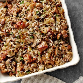 <p>Cooking <a href="http://gogonow.org/entertaining-ideas/holidays/thanksgiving/stuffing-recipes%22 target="_blank">stuffing</a> inside the turkey can pack extra flavor and is a fundamental part of many traditional turkey recipes, so we're not telling you to give it up. There are some ways to make sure you're being safe. The USDA recommends cooking the stuffing outside your bird, but as long as the stuffing hits 165 degrees F, you're fine. Make sure you don't over-stuff the bird, even if that means cooking the extra in a side dish. Stuffing should be warm (not hot) when it's packed in the turkey and the bird should be cooked immediately. When the turkey is done, remove the stuffing and measure the temperature in several places. If it hasn't get reached 165 degrees F, heat it up for a few minutes in the microwave.</p>
<p><strong>Recipe: <a href="http://gogonow.org/recipefinder/mushroom-stuffing-ghk1107%22 target="_blank">Mushroom Stuffing</a>, <a href="http://gogonow.org/recipefinder/savory-bread-stuffing-pear-recipe%22 target="_blank">Savory Bread Stuffing with Pears</a>, <a href="http://gogonow.org/recipefinder/cornbread-sausage-stuffing-recipe-9027%22 target="_blank">Cornbread and Sausage Stuffing</a>, <a href="http://gogonow.org/recipefinder/wild-rice-basmati-dressing-sausage-sage-recipe-clv1112%22 target="_blank">Wild Rice and Basmati Dressing
with Sausage and Sage</a></strong></p>