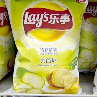 <p>Cucumber-flavored potato chips? Cucumber-flavored potato chips.</p>