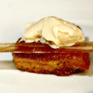 <p>Chef Heston Blumenthal and his staff at The Fat Duck believe in a multi-sensory dining experience. Some of their created courses are the results of dining experiments testing sensory influences, others are the definition of molecular. This pain perdu, for example, is topped with nitro-scrambled egg and bacon ice cream.</p>
<p><strong>The Fat Duck:</strong> High St, Bray, West Berkshire SL6 2AQ, United Kingdom; +44 1628 58 03 33; <a href="http://www.thefatduck.co.uk/" target="_blank">thefatduck.co.uk</a></p>