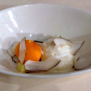 <p>Chef Sat Bains is known for being a champion of the fresh and local, a quality that readily appears on his restaurant's menu. In addition to tastings, a vegetarian menu is offered with the same inventive palettes that characterizes his culinary style. <a href="http://www.restaurantsatbains.com/menus.php" target="_blank">The menu</a> features dots corresponding to tastes so you know the flavor profile of each dish before you take a bite.</p>
<p><strong>Restaurant Sat Bains:</strong> Lenton Ln, Nottingham NG7 2SA, United Kingdom; +44 11 59 86 65 66; <a href="http://www.restaurantsatbains.com/" target="_blank">restaurantsatbains.com</a></p>
