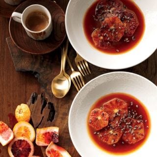 <p>Blood oranges pair well with a simple caramel sauce and a sprinkling of earthy, nutty cocoa nibs.</p>
<p><b>Recipe: <a href="http://gogonow.org/recipefinder/blood-oranges-caramel-sauce-cocoa-nibs-recipe-mslo1012%22%3EBlood Oranges with Caramel Sauce and Cocoa Nibs</a></b></p>