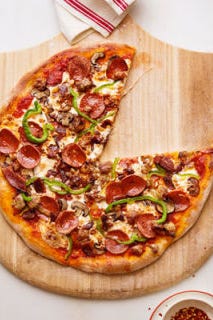Pizza and Beer <p>If there's one thing that bachelors know beyond a doubt, it's that pizza and beer are a dream team. From light veggie pizzas to monstrous towers of meat and cheese, any pizza tastes better washed down with the light carbonation of a cold brew. If you're inviting friends over to watch a game, this decadent meat lovers' pizza is sure to please.</p>
<p><strong>Recipes: <a href="http://gogonow.org/recipefinder/meat-lovers-supreme-pizza-recipe-ghk1013%22 target="_blank">Meat Lovers' Supreme Pizza</a></strong> (pictured), <strong><a href="http://gogonow.org/recipefinder/grilled-tuscan-pizzas-recipe-122295%22 target="_blank">Grilled Tuscan Pizzas</a>, <a href="http://gogonow.org/recipefinder/arugula-pesto-pizzas-recipe-ghk0513%22 target="_blank">Arugula and Pesto Pizzas</a></strong></p>