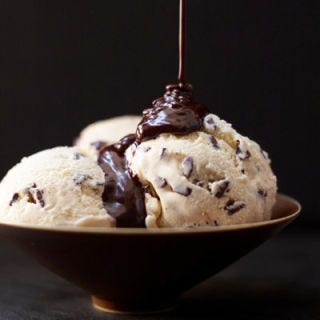 <p>Chocolate on mint chip, chocolate on vanilla bean, even chocolate on double chocolate — hot fudge sauce is always a good idea when it comes to ice cream. Go ahead, be an squally opportunity drizzler.</p>
<p><strong>Recipe: <a href="http://gogonow.org/recipefinder/hot-fudge-sauce-recipe%22 target="_blank">Hot Fudge Sauce</a></strong></p>