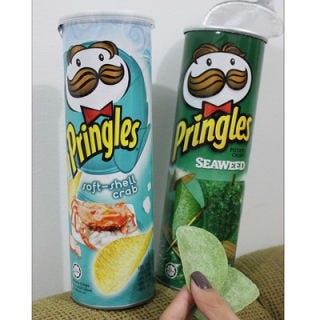 We're all familiar with Pringles brand potato chips — the popular snacks, sold in an easy-to-tote and very recognizable tube — are available the world over. But there are some distinctive Pringles flavors out there that those of us in the U.S. and Canada can only imagine the true taste of — seaweed (which are appropriately bright green) and soft-shell crab varieties are only sold in a few select countries in Asia, like China and Thailand. If you're abroad in Asia, also keep a look out for the company's <a href="http://www.pringles.cn/products/Street Food" target="_blank">Street Food Series</a> of flavors, which include Curry Fish Balls in Hong Kong, Bangkok-style Grilled Chicken Wings, and Indonesian Chicken Satay.