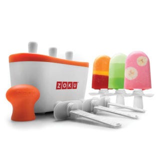 <p>Craving cool refreshment but short on time or patience? Employ Zoku's quick pop maker ($51) to make popsicles in a flash — as little as seven minutes! Try spicy fudgesicles or chocolate-dipped peanut butter pops. <a href="http://www.amazon.com/gp/product/B003U9ZCRO/ref=as_li_ss_tl?ie=UTF8&camp=1789&creative=390957&creativeASIN=B003U9ZCRO&linkCode=as2&tag=wwwshopstylec-20&ascsubtag=970030275&tag=wwwshopstylec-20" target="_blank"><i>amazon.com</i></a></p>