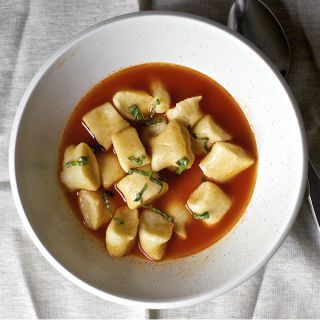 <p>Now's the perfect time to reacquaint yourself with the magic of gnocchi: They're the perfect cold weather food. They're comforting and filling, but light enough that they won't cause that food hangover. Could you ask for anything more?</p>
<p><strong>Get the recipe from <a href="http://smittenkitchen.com/blog/2013/01/gnocchi-in-tomato-broth-more-book-tour" target="_blank">Smitten Kitchen</a>.</strong></p>