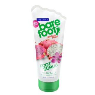 The vitamin C from dragon fruit helps buff and refresh achy feet.  https://www.freemanbeauty.com/product/dragon-fruit-foot-scrub