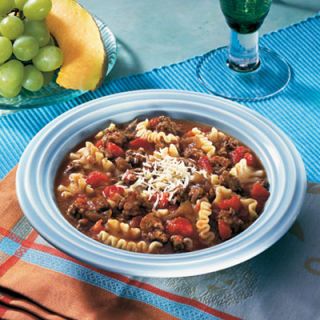 <p>Enjoy lasagna without the layering! This clever soup tastes just like the comforting pasta dish and it's on the table in just 35 minutes.</p><br /><p><b>Recipe: <a href="/recipefinder/hearty-lasagna-soup-recipe-campbells-1109" target="_blank">Hearty Lasagna Soup</a> </b></p>