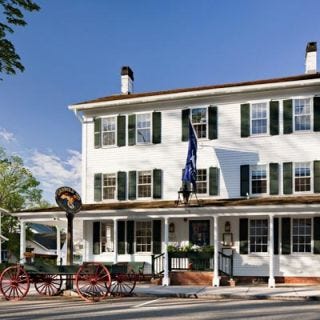 Griswold Inn <p><b>Date Opened:</b> 1776</p>
<p><b>Location:</b> Essex, CT</p>
<p>The brass-bell and maritime-painting-bedecked Griswold Inn resides in a quaint colonial harbor town located about 40 miles from Hartford. The "Gris," as it's known by locals, has served George Washington, Mark Twain, Albert Einstein, and Katharine Hepburn, in addition to countless whalers, fishermen, steamboat captains, and townspeople. Three distinct dining rooms specialize in everything from tavern fare (like <a href="/recipefinder/new-england-clam-chowder" target="_blank">clam chowder</a> and lobster pot pie) to <a href="/recipefinder/spanish-tapas-inspired-mussels-recipe-5419" target="_blank">tapas</a>-style small plates.</p>