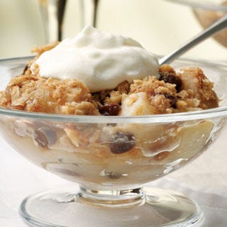 <p>This easy, comforting pear crumble is sure to please. Serve it as is or with low-fat ice cream.</p><br />
<p><b>Recipe: </b><a href="/recipefinder/pear-crumble-recipe-8934" target="_blank"><b>Pear Crumble</b></a></p>