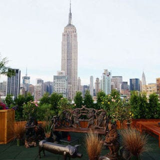 Since opening in 2006, Steven Greenberg's <a href="http://www.230-fifth.com/" target="_blank">230 FIFTH</a> has been consistently rated one of New York City's best rooftop bars. The joint offers epic skyline views from both the outdoor Garden Rooftop Bar and the enclosed Penthouse Lounge. In addition to tasty drinks and snacks, 230 FIFTH is known for offering guests red full-length robes (yes, they resemble Snuggies), so they can take in the night air without getting a chill.