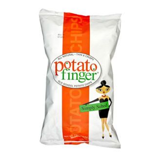 This company takes its name from founder Leon Stoltz, whose mom called him potato fingers as a child because of the ever-present chip residue on his hands. <br /><br /><b>Potato Finger Old School Chips</b> (<a href="http://www.potatofinger.com/chips.php" target="_blank">potatofinger.com</a>)