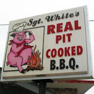 I-95, South Carolina <p><b>Pit Stop:</b> Sgt. White's Diner, 1908 Boundary Street, Beaufort, SC, (843) 522-2029</p><br /><p>Deep in the south, they enjoy their smoky meats with savory sides, sometimes called "meat and three." Sgt. White's standouts include their ribs, saucy pulled pork, baked chicken with crispy skin, <a href="http://gogonow.org/recipes/cooking-recipes/new-comfort-food-recipes%22 target="_blank"><b>mac 'n cheese</b></a>, cornbread, butter beans, and collard greens. </p><p><b>Road Tip:</b> The sergeant is a real life U.S. Marine. That'll make the kids behave!</p>