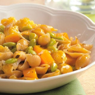 <p><b>Braising Tip:</b> Any vegetables included in a meat braise will add essential flavor to the resulting sauce, but don't expect them to hold their shape. Try adding lightly steamed vegetables, such as peas, sliced carrots, or thin green beans, at the end to add a pop of color and fresh flavor. Braising vegetables on their own is the best way to control the cook time.</p>
<br /><p><b>Recipe:</b> <a href="/recipefinder/braised-winter-vegetable-pasta-recipe-ew1210" target="_blank"><b>Braised Winter Vegetable Pasta</b></a></p>