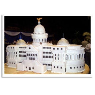 The Capitol Cake <b>Bakery:</b> <a href="http://www.bing.com/search?q=The+Cake+Diva%2C+Jackson&qs=n&sk=&sc=3-22&form=delish" target="_blank">The Cake Diva</a>, Jackson, MS<br />
<b>Cake Challenge:</b> Mississippi's Gubernatorial Inauguration. This scale model of the <a href="http://www.bing.com/search?q=Mississippi+capitol&qs=n&sk=&sc=7-19&form=delish" target="_blank">Mississippi capitol</a> building was made entirely of sugar and stood three feet wide and over 20 inches high. <br /><br /><b>Bing:</b> <a href="http://www.bing.com/images/search?q=cakes+look+like+buildings&qs=n&sk=&sc=0-17&form=delish" target="_blank">See other cakes that look like buildings</a> <br /><b>Shop:</b> <a href="http://www.bing.com/images/search?q=cakes+look+like+buildings&qs=n&sk=&sc=0-17&form=delish" target="_blank">Cake platters</a>