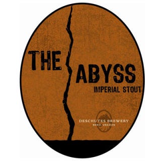 Deschutes Brewery - The Abyss <p><b>Deschutes Brewery</b></p>
<p>The Abyss</p>
<p>Oregon</p>
<p>Imperial Stout</p>
<br />
<p><b>Flavor Profile:</b> Imperial Stout, a dark beer made with roasted malts or roasted barley, is named after its dark, deep, and mysterious flavor experience.</p>
<br />
<p><b>Region(s) Sold:</b> Throughout Oregon and surrounding states</p>
<p><b>Approximate Cost:</b> $7-9/22 oz. Bomber</p>