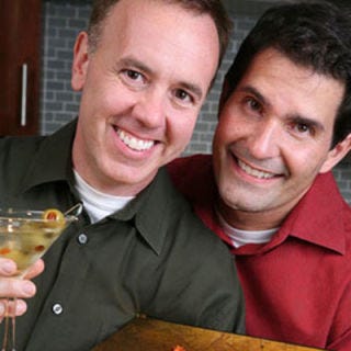 <p>Things come and things go. That's the moral of the story when winning <i>The Next Food Network Star.</i> Season one winners Dan Smith and Steve McDonagh were awarded their own show, <i>Party Line with the Hearty Boys</i>, which premiered on the Food Network on September 8, 2005. But nothing is guaranteed in showbiz, and the network did not renew the show (though you can still catch the occasional rerun).</p><br /> 
<p>The boys have stayed quite busy since their days as Mario's neighbor. Their first book, <a href=" http://search.barnesandnoble.com/Talk-With-Your-Mouth-Full/Dan-Smith/e/9781584796404/?itm="target="_blank"><i>Talk with Your Mouth Full: The Hearty Boys Cookbook</i></a>, was released in October. One of the perks of writing a cookbook? The press tour. The pair jet-setted everywhere from Tuscany to Cleveland, autographing copies and hosting cooking demos. In addition to all the traveling, the two still run Hearty Boys Catering and launched HBTV, a TV studio where they consult and host cooking parties. "It's like cooking karaoke," explains Smith. "We are always interacting with people, and that is the great part," adds McDonagh.</p><br />Even though <i>Party Line with the Hearty Boys</i> is off the air, another show is not far off. The duo is in talks with a few entertainment honchos. "All top-secret stuff right now," says Smith. But what they can spill is that the show will focus on entertaining and accessibility. According to McDonagh, "That's what it's all about for us."</p>
