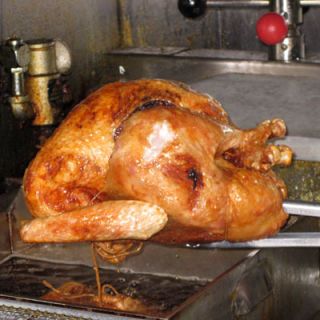 <p><b><a href="http://thejiveturkey.com/" target="_blank">Jive Turkey</a></b> — Brooklyn, NY</p><p>This is it — traditional turkey with all the trimmings, except Jive Turkey owner Aricka Westbrooks deep-fries her turkeys in a pressurized fryer. This method yields crispy, golden-brown skin and remarkably tender, juicy meat that's ready in just 18 to 24 minutes. But this technique is not to be attempted by amateurs (it's even illegal in some states), so it's best to order from the professionals, like Jive Turkey, who ship nationwide.</p><br /><p>Whip up Westbrooks' favorite turkey topper, <a href="/recipefinder/orange-zinfandel-glaze-jive-turkey" target="_blank"><b>Orange Zinfandel Glaze</b></a>.</p>