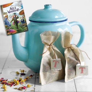 <p><i>(Best Costume Design, 2011)</i></p>

<p><b>Recipes:</b> <a href="/recipefinder/calming-herbal-tea-recipe-clv0911"><b>Calming Herbal Tea</b></a> (pictured)<br />
<a href="/recipefinder/apricot-ginger-walnut-tea-bread">Apricot, Ginger, and Walnut Tea Bread</a> <br />
<a href="/recipefinder/the-very-best-vanilla-cake-recipe-122339"><b>The Very Best Vanilla Cake</b></a></p>

<p>When 19-year-old Alice (Mia Wasikowska) takes another trip down the rabbit hole, there are plenty of "Underland" adventures to be had. During her quest to end the rule of the Red Queen, Alice once again encounters a magical slice of cake responsible for increasing her size. During a visit with the Mad Hatter (Johnny Depp), Alice is forced into a teapot to hide. We prefer some splendid tea in our teapots, served with tea bread and cake, of course!</p>
