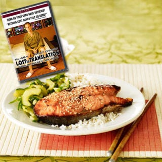 <p><i>(Best Original Screenplay, 2004)</i></p>

<p><b>Recipes: <a href="/recipefinder/salmon-teriyaki-recipe" target="_blank">Salmon Teriyaki</a></b> (pictured)<br />
<a href="/recipefinder/avocado-sushi" target="_blank">Avocado Sushi</a><br />
<b><a href="/recipefinder/miso-noodle-soup-recipe" target="_blank">Miso Noodle Soup</a></b></p>

<p>Two lonely souls, a married aging actor (Bill Murray) and a rudderless young wife (Scarlett Johansson), find comfort and friendship with each other while on a trip to Tokyo. As they navigate the quiet luxury of their hotel and the crowded, overstimulating streets of the city, we are treated to an intimate glimpse of life in Japan for both foreigners and natives.</p>