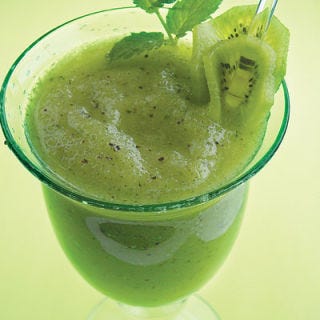 <p>Kiwis add a tropical note to this favorite Southern drink.</p><br />
<p><b>Recipe: </b><a href="/recipefinder/kiwi-mint-julep-recipe-5333" target="_blank"><b>Kiwi-Mint Julep</b></a></p>