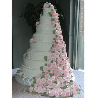 <p>For the bride (and her mother) who wanted an ooh-and-ahh-producing cake comes this romantic, eight-tiered colossus. Sam and her helper spent more than 1 1/2 hours applying the pink gum-paste roses once they'd delivered the cake to the reception venue.</p>
<br />
<p>Cakes by Sam, Cabot, AR</p>
<p>(501) 988-2400</p>
<p><a href="http://www.cakesbysam.com/" target="_new"><b>cakesbysam.com</b></a></p>