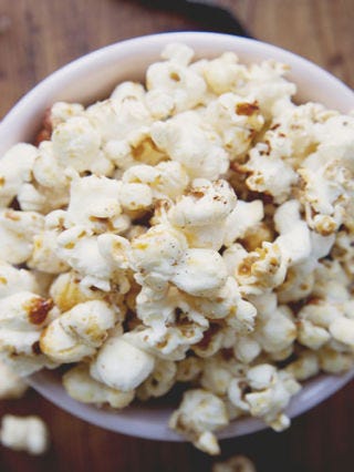 <p>Ditch the butter and try a vanilla bean-, cayenne pepper-, or dried oregano-flavored topping instead.</p> <p><strong>Recipe: </strong><a href="http://www.thekitchykitchen.com/?recipes=/popcorn-three-ways/" target="_blank">Popcorn Three Ways</a> </p> <p> </p>
