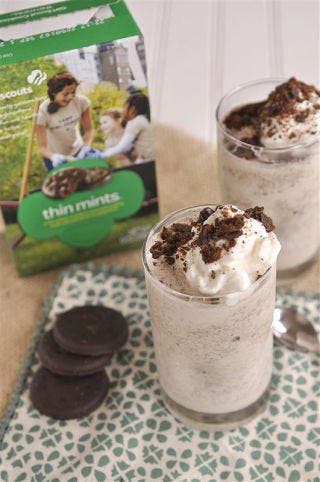 <br /><br />
<p>Get the recipe at: <a href="http://www.yourhomebasedmom.com/girl-scout-cookies-milkshake/">yourhomebasedmom.com</a></p>