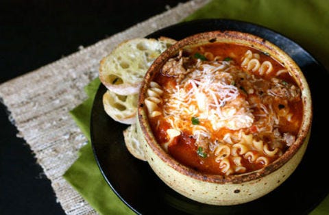 <p> </p> <p><strong>Get the recipe from <a href="http://www.afarmgirlsdabbles.com/2011/03/24/lasagna-soup/" target="_blank">A Farm Girl's Dabbles</a>.</strong></p>